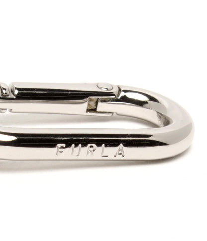 美品 Furla キーリング キーホルダー バッグチャーム メタル レディース フルラ