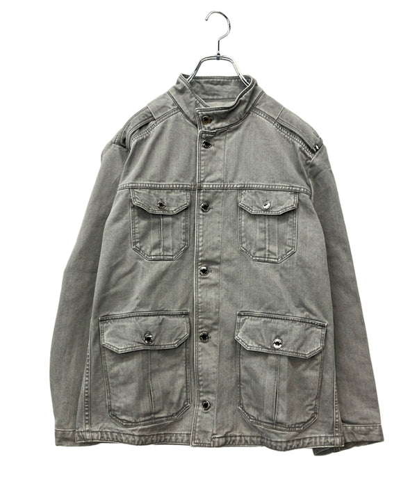 モ*ラ様 Louis Vuitton グレー デニムジャケット LOUIS VUITTON デニムジャケット Gジャン RM111MMSDJ11DBE メンズ SIZE