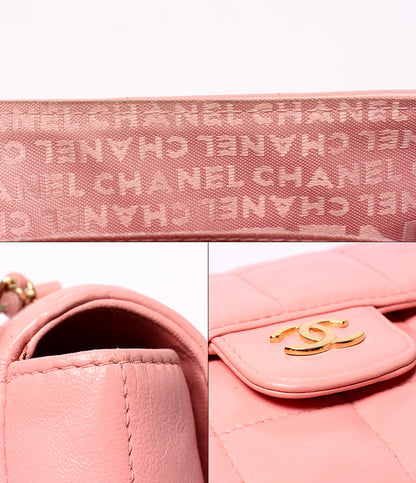 CHANEL チェーンショルダーバッグ 斜め掛け ゴールド金具 8番台 チョコバー レディース シャネル