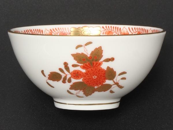 美品 ヘレンド カップ ぐい吞み アポニーオレンジ HEREND