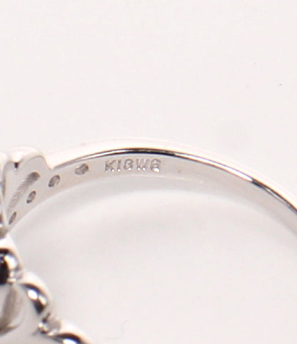 美品 Samantha Tiara リング 指輪 K18WG ダイヤ 0.09ct ティアラモチーフ レディース SIZE 7号 サマンサティアラ