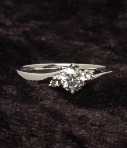美品 I-PRIMO リング 指輪 Pt950 ダイヤ 0.323ct 0.02ct レディース SIZE 11号 アイプリモ