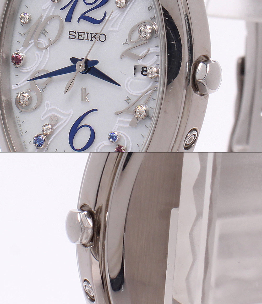 SEIKO 腕時計 ルキア LUKIA ソーラー電波 ホワイト SSVW081 レディース セイコー