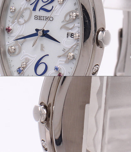SEIKO 腕時計 ルキア LUKIA ソーラー電波 ホワイト SSVW081 レディース セイコー
