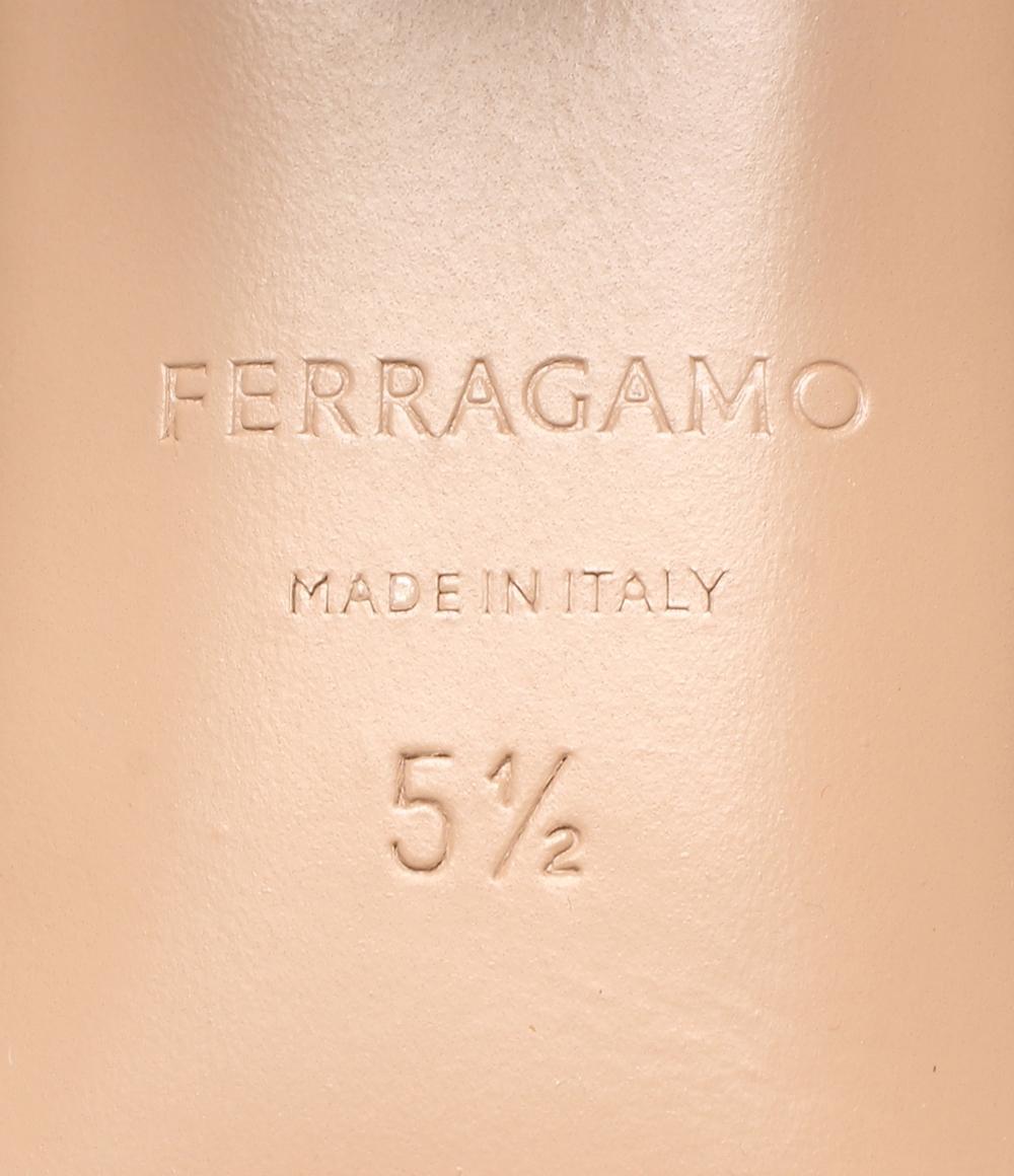 美品 FERRAGAMO パンプス 763727 レディース SIZE 5 1/2 フェラガモ