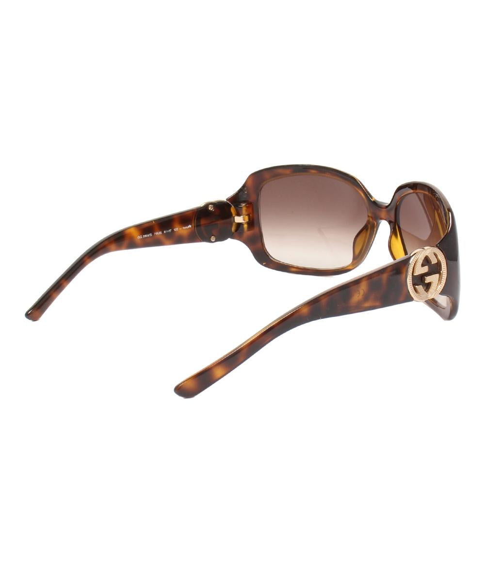 【美品】GUCCI レディース サングラス グッチ サングラス ラブリーハート GG ブラック シルバー レディース