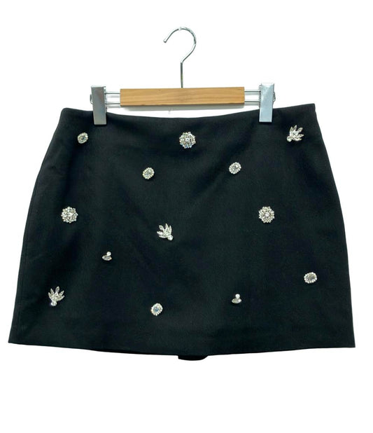美品 マジェ ショートパンツ ビジュー レディース SIZE 42 (XL) Maje