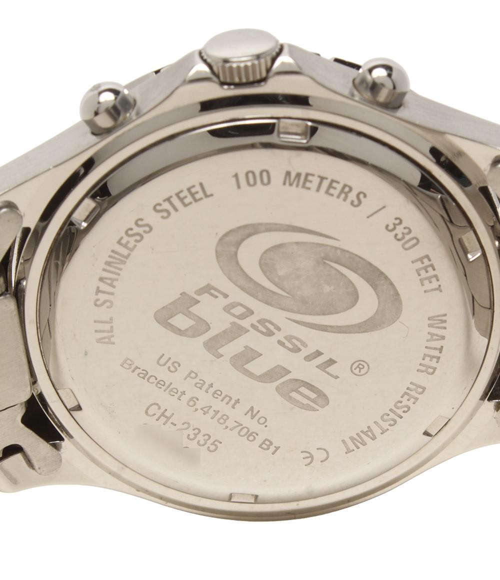 FOSSIL 腕時計 クオーツ シルバー CH-2335 メンズ フォッシル