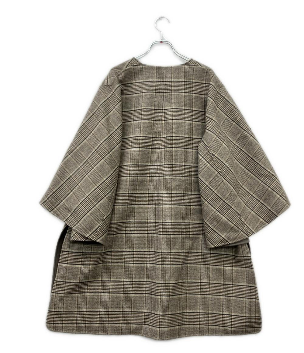 本日限定値下げ！Drawer チェック＆ヘリンボーン リバーシブルコート Drawer グレンチェックケヌキリバーシブルコート 6525-299-0820