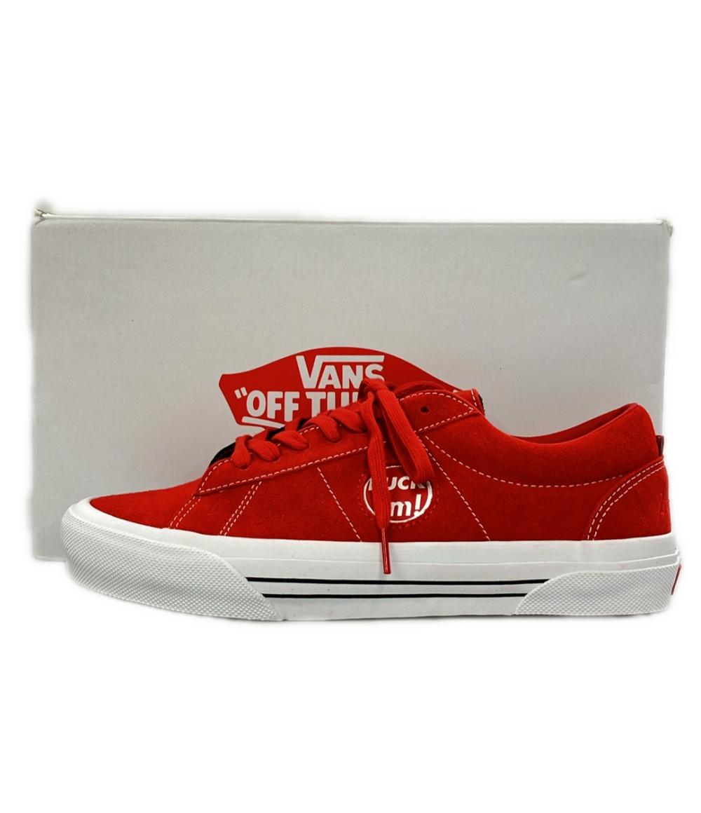 美品 バンズ ローカットスニーカー × Supreme Sid RED 500714 メンズ SIZE 27.5 (L) VANS