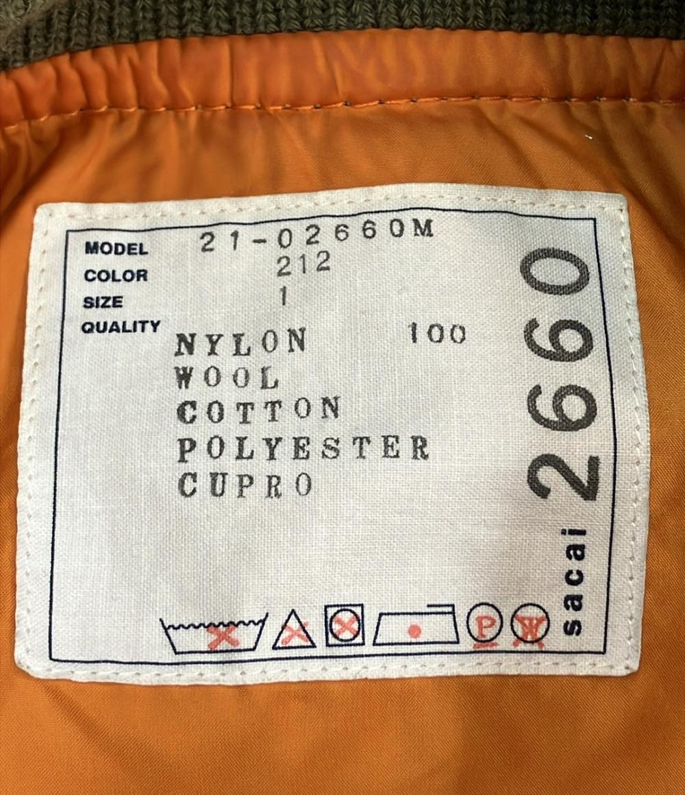 Sacai ブルゾン Wool Surge Nylon Twill Blouson 21-02660M メンズ