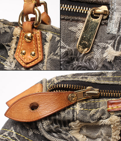LOUIS VUITTON ハンドバッグ モノグラム デニム パッチワーク スピーディ30 M95381 レディース ルイ・ヴィトン