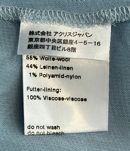 AKRIS ノースリーブウールリネンワンピース レディース SIZE 36 アクリス