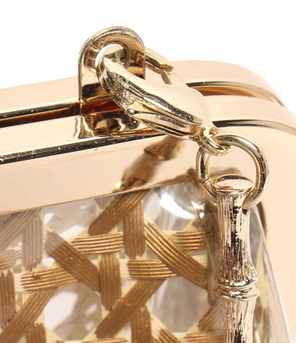 美品 ケイトスペード 2wayチェーンショルダーバッグ 斜め掛け クラッチバッグ がま口 レディース Kate Spade