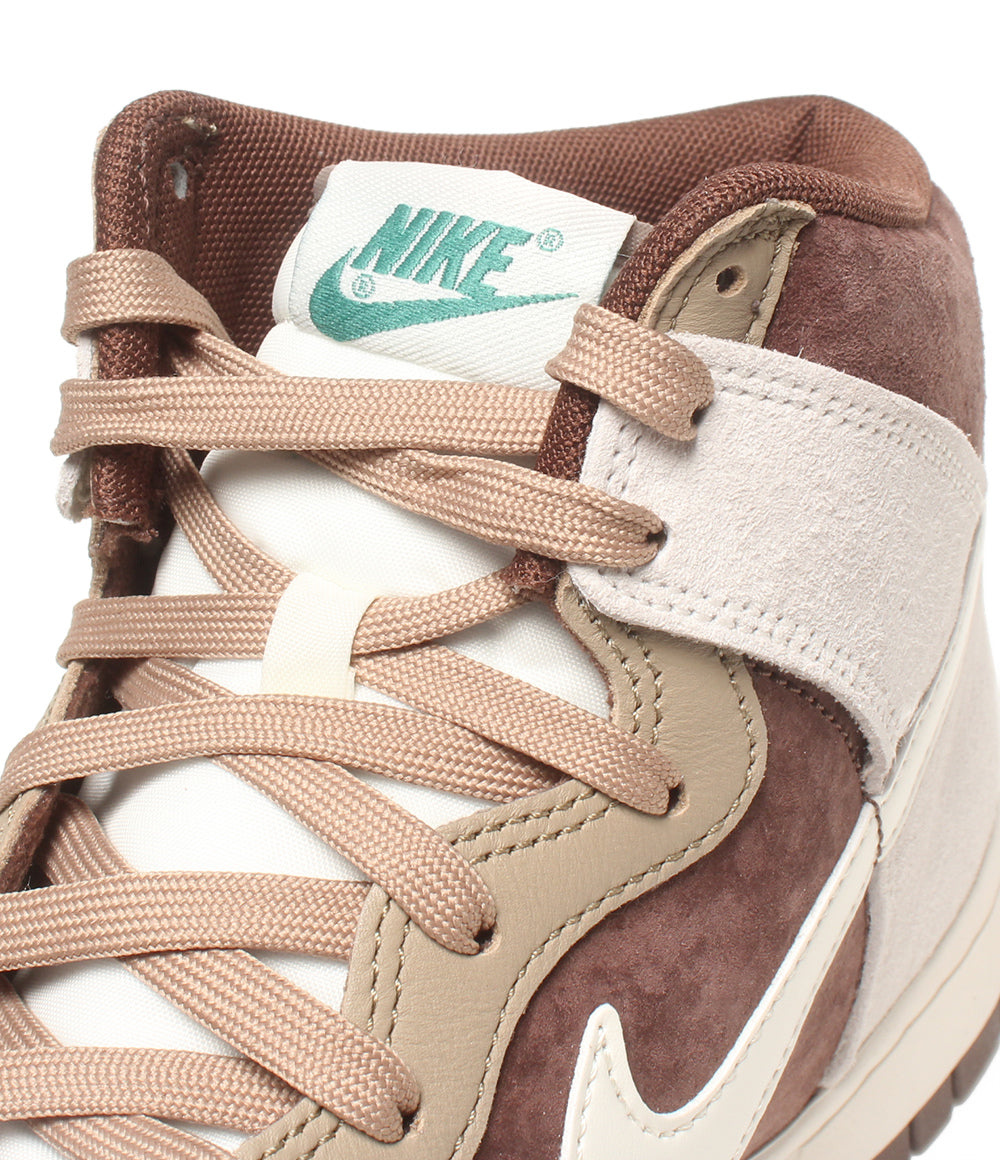 美品 NIKE ハイカットスニーカー ダンク ハイ レトロ プレミアム ライトチョコレート DH5348-100 メンズ SIZE 27.5 ナイキ