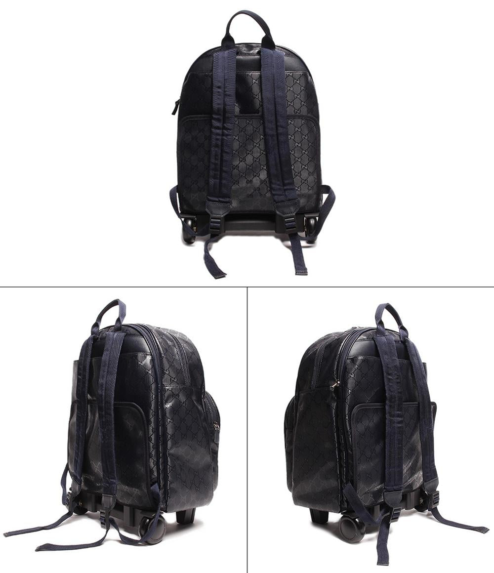 グッチ キャリーバッグ トロリーケース バックパック型 収納ハンドル