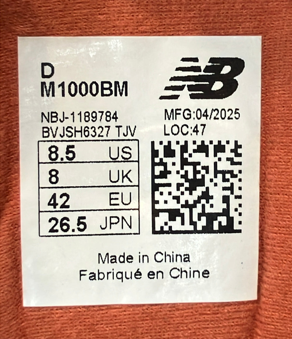 美品 NEW BALANCE ローカットスニーカー M1000BM メンズ SIZE 26.5 (M) ニューバランス