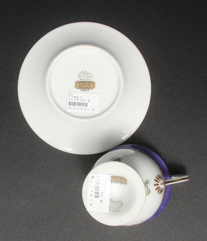 美品 Richard Ginori チョコレートカップ＆ソーサー プリンセスローズ リチャードジノリ
