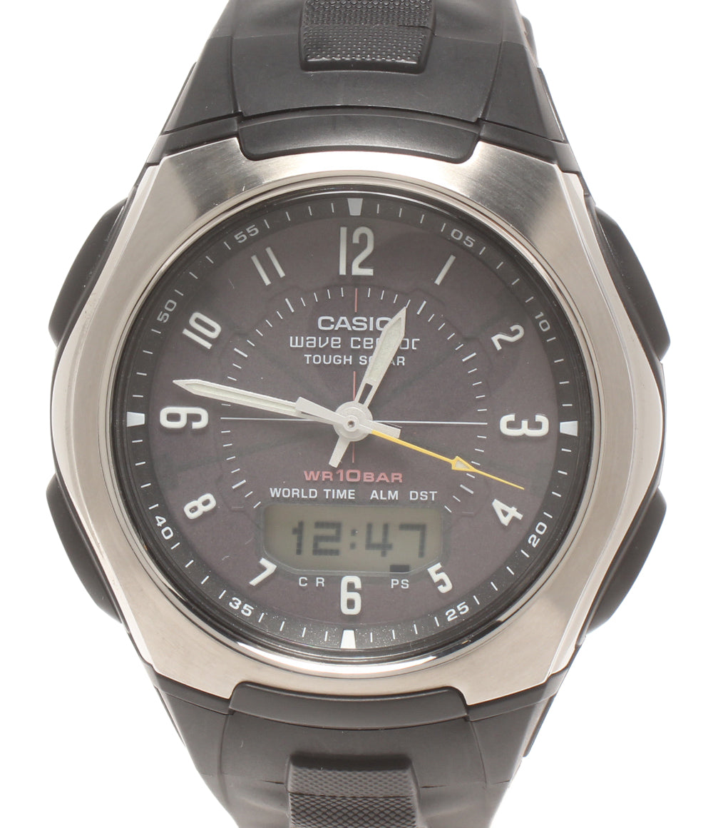 美品 CASIO 腕時計 ソーラー WVA-430J メンズ カシオ