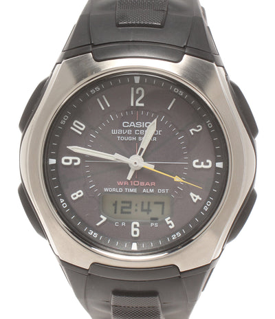 美品 CASIO 腕時計 ソーラー WVA-430J メンズ カシオ