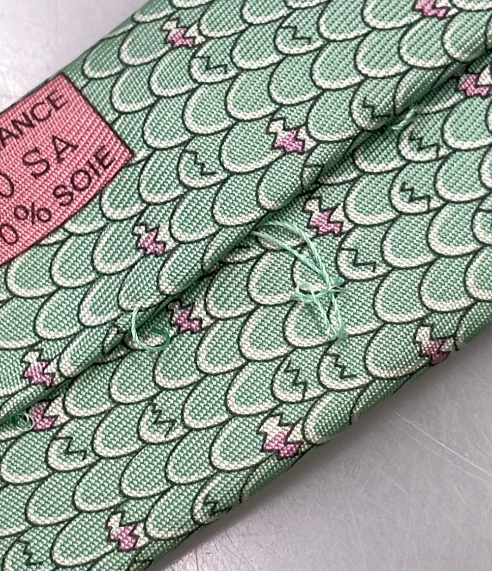 HERMES ネクタイ シルク100% メンズ エルメス