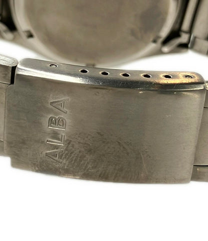 SEIKO 腕時計 アルバ クオーツ ゴールド メンズ セイコー
