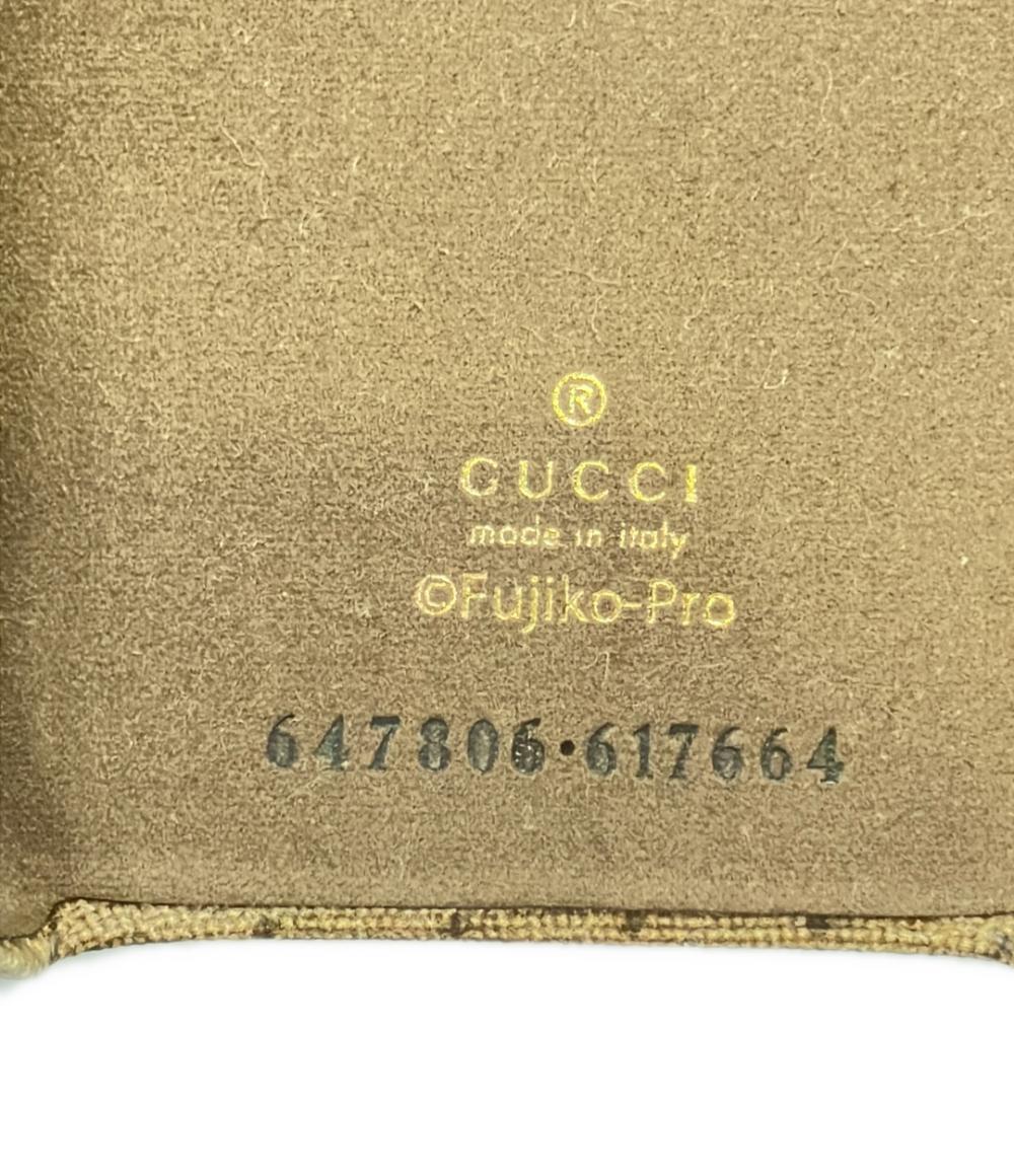 美品 グッチ スマホケース iPhone 11 専用 ×ドラえもん ミニGGスプリーム 647806 617664 ユニセックス GUCCI