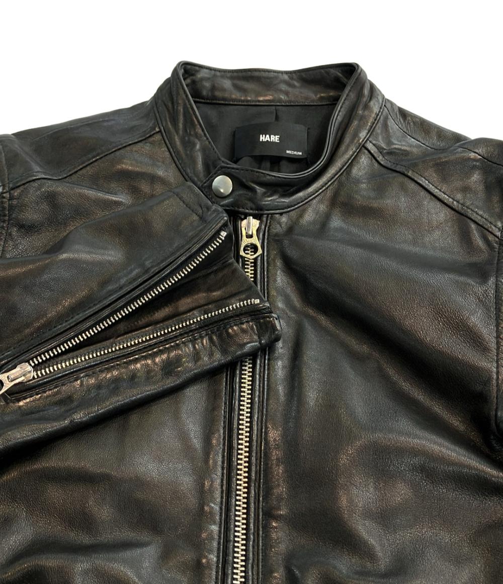 美品 ハレ シングルライダースジャケット メンズ SIZE M HARE