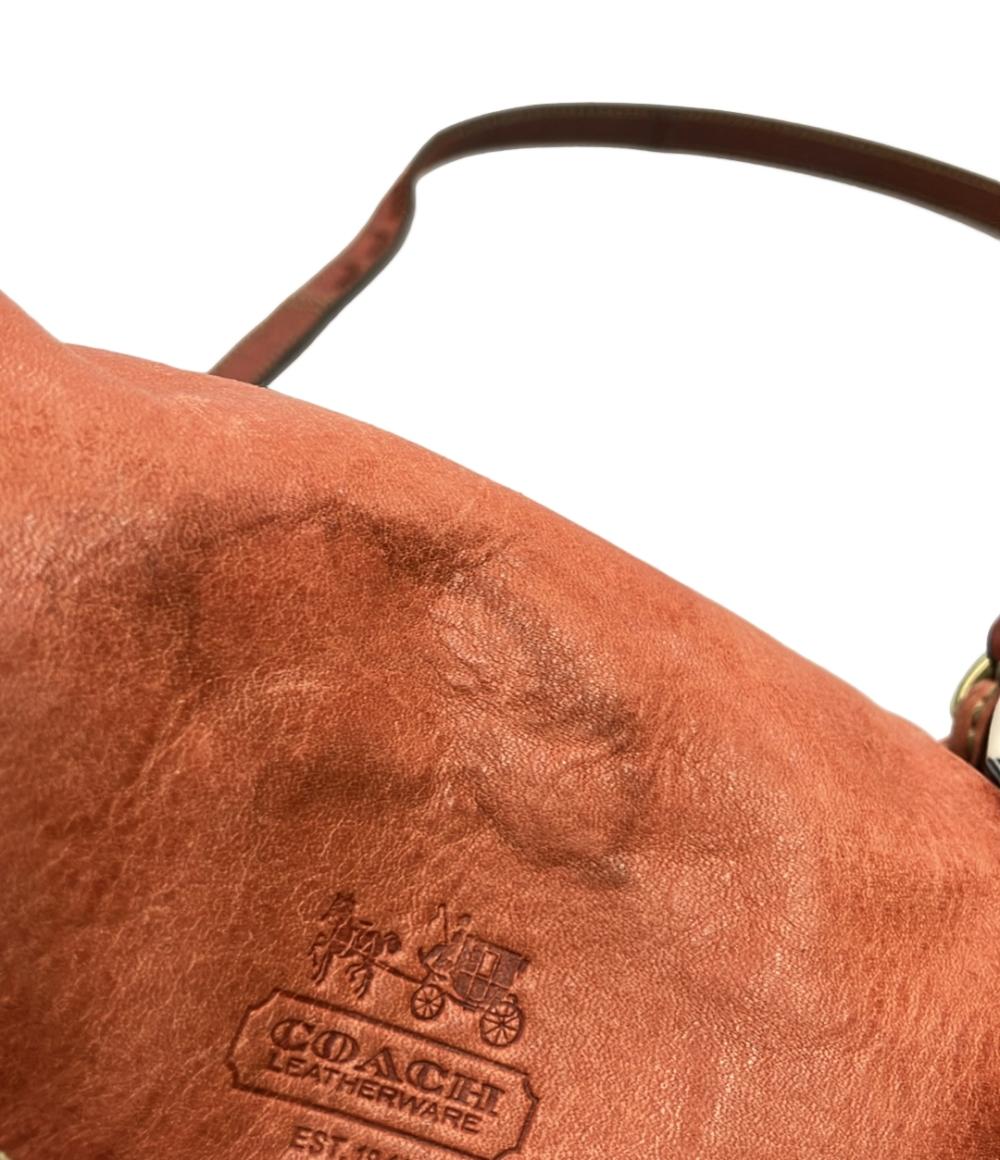 COACH ショルダーバッグ 斜め掛け キャンバスレザー シグネチャー