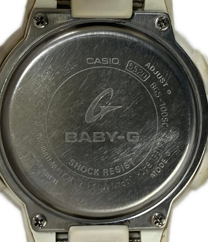 カシオ 腕時計 BABY-G クオーツ ホワイト BGS-100SC レディース CASIO