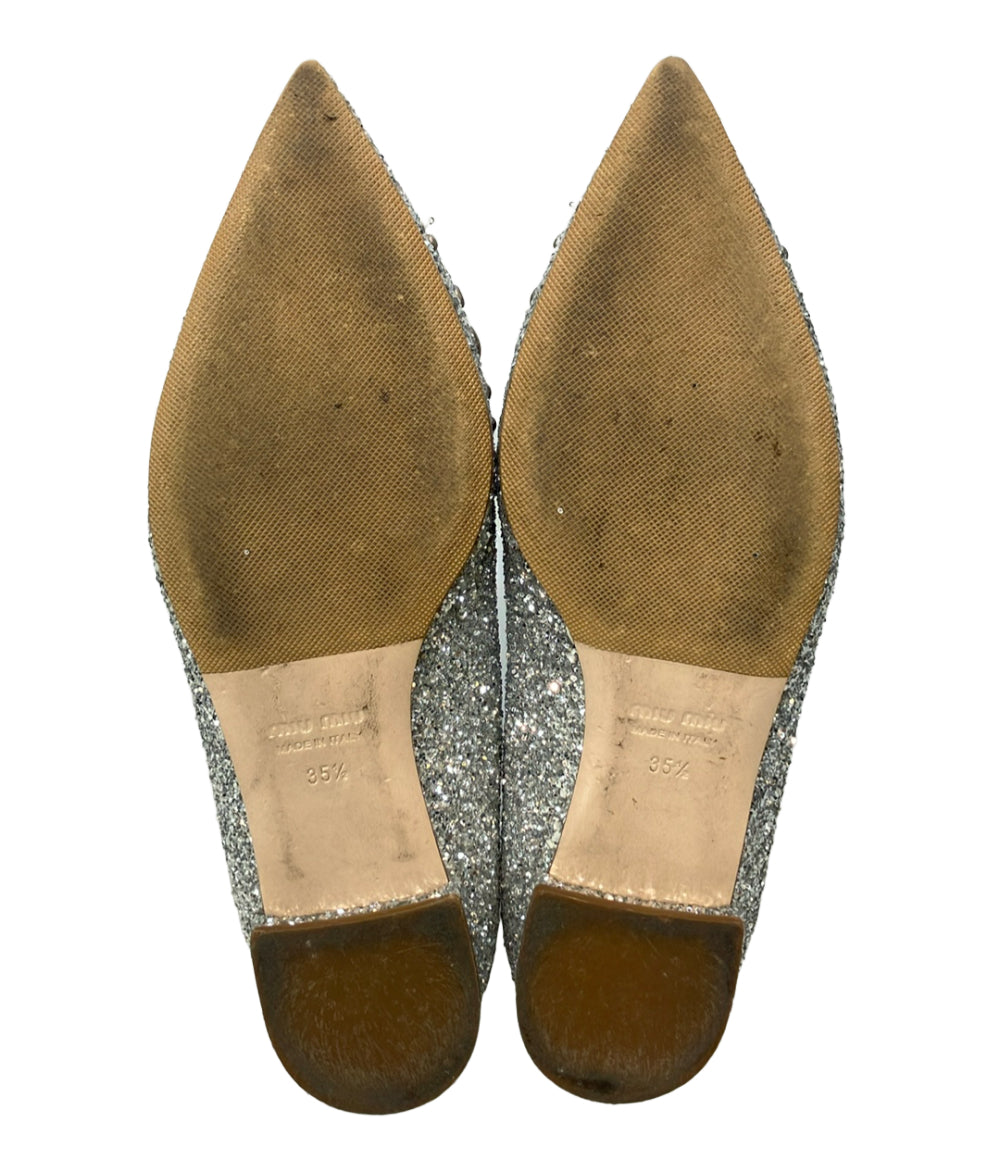 Miu Miu ポインテッドトゥパンプス レディース SIZE 35 1/2 ミュウ ミュウ