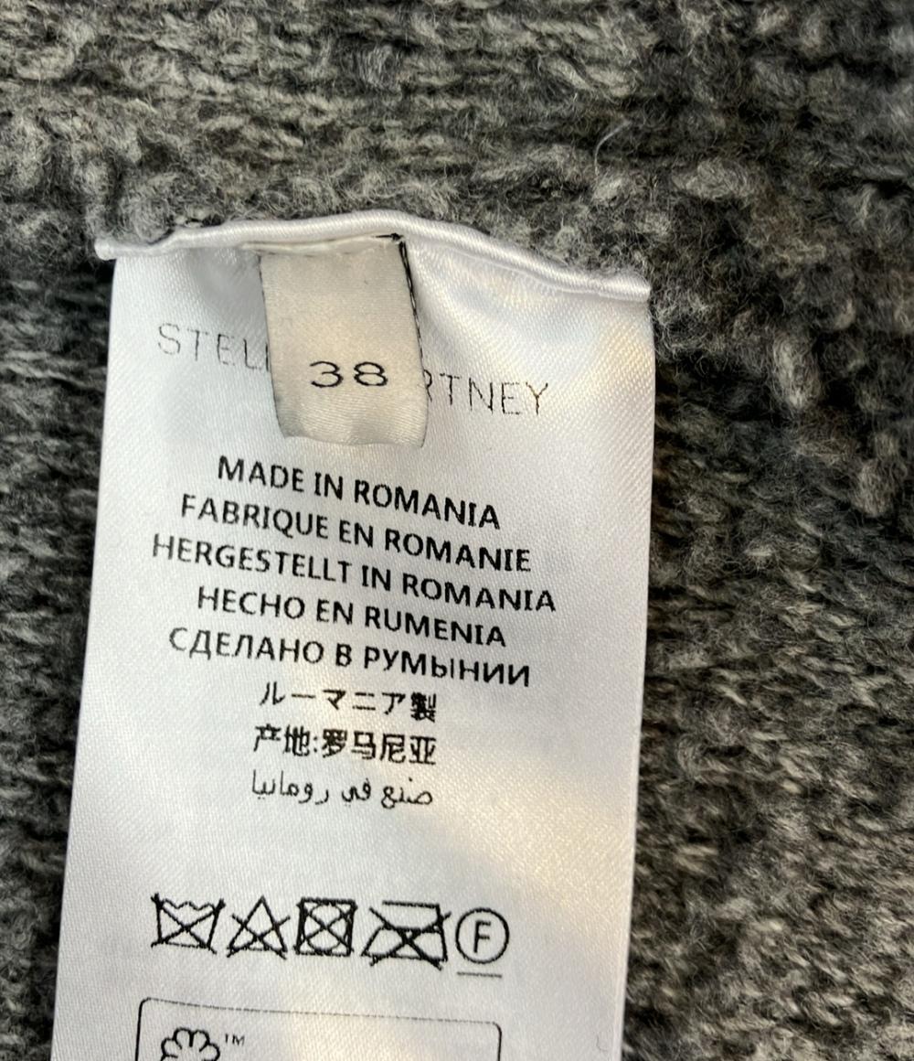 Stella McCartney ニットカーディガン Vネック 長袖 ローゲージ フォックスファー レディース SIZE 38 (M) ステラマッカートニー