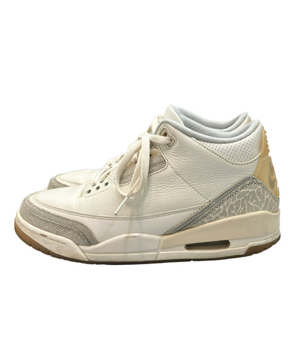 NIKE ミドルカットスニーカー エアジョーダン3 レトロ クラフト FJ9479-100 メンズ SIZE 26.5 ナイキ