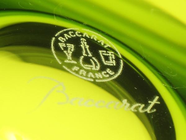 Baccarat グラス タンブラー モザイク Bマーク ライトグリーン バカラ