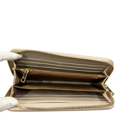 美品 BARCOS ラウンドファスナー長財布 レザー レディース バルコス