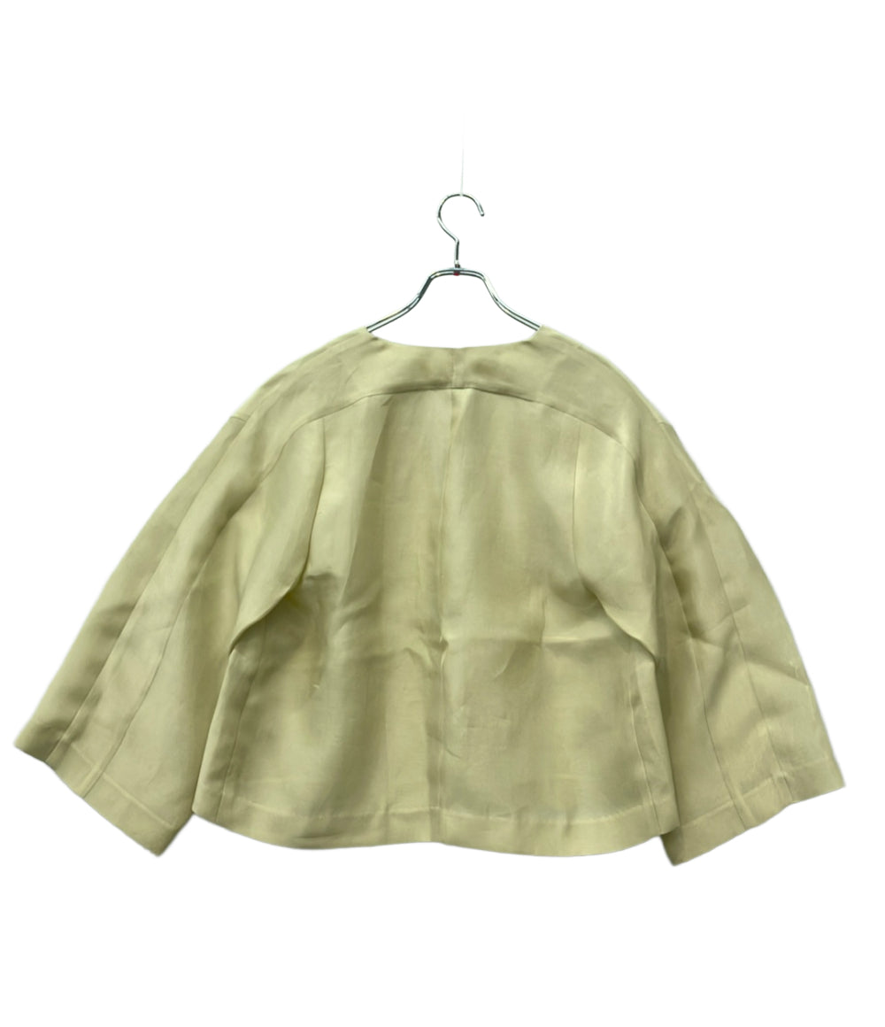 CYCLAS ノーカラージャケット レディース SIZE 36 (S) シクラス