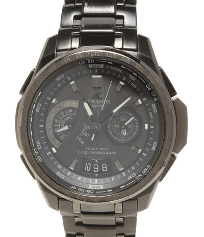 CASIO nano universe 腕時計 コラボモデル オシアナス OCEANUS ソーラー ブラック OCW-T750 メンズ カシオ ナノユニバース