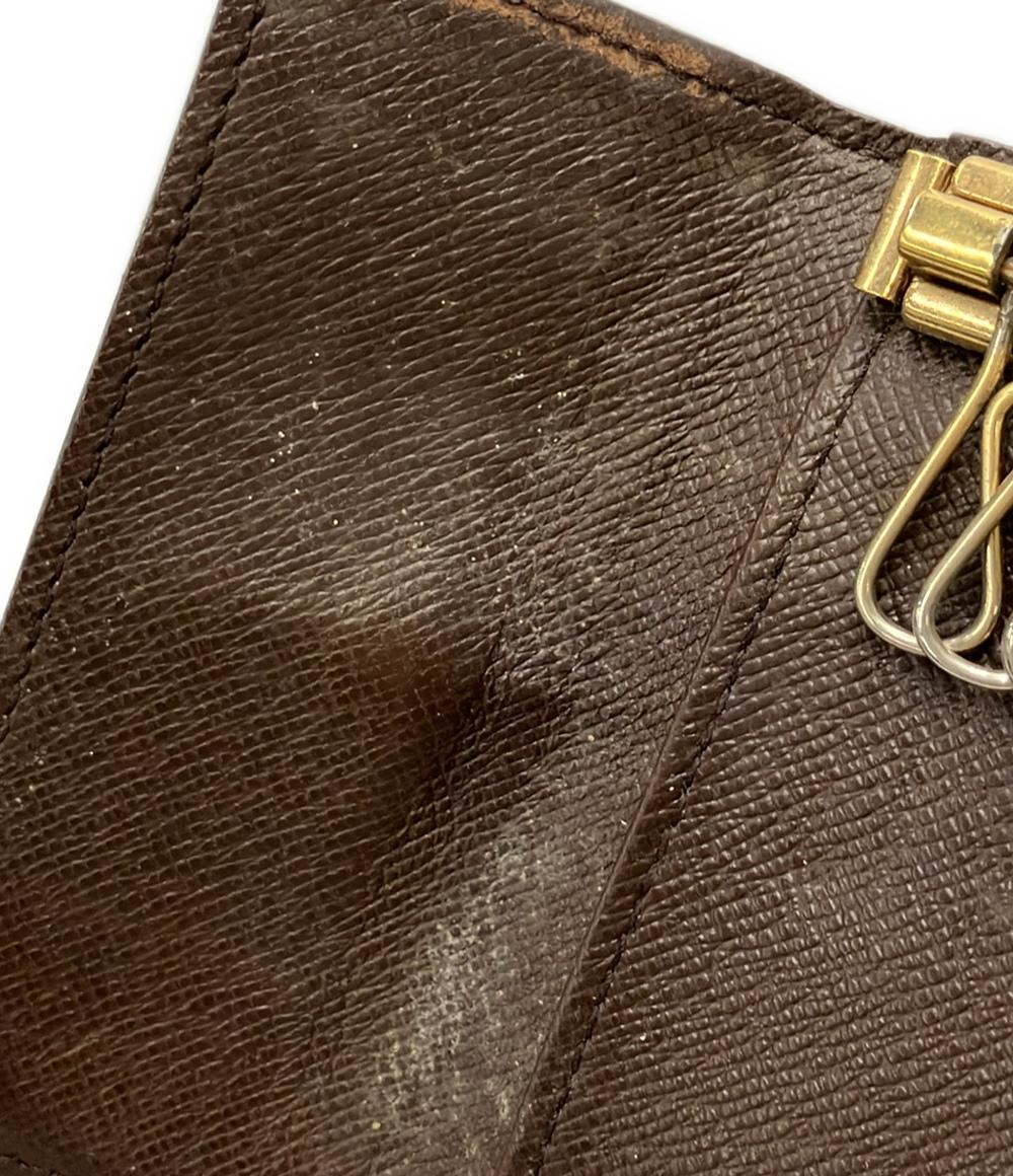 LOUIS VUITTON 4連キーケース ミュルティクレ 4 ダミエ エベヌ N62631 レディース メンズ ルイ・ヴィトン
