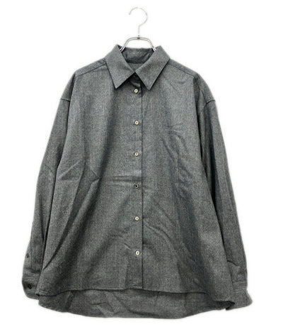 美品 HIDDEN GEMS 長袖 ブラウス ウール レディース SIZE FREE (M) ヒドゥン ジェムス