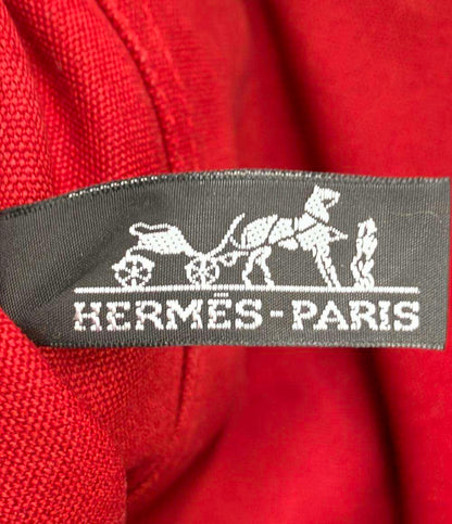HERMES トートバッグ コットンキャンバス ドーヴィルMM レディース エルメス