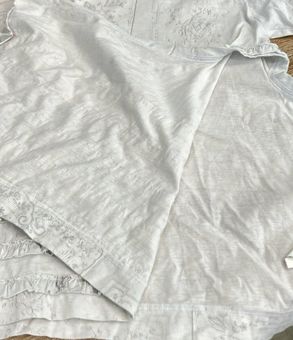 tao COMME des GARCONS 半袖 転写フリル Tシャツ レディース SIZE S タオ コムデギャルソン
