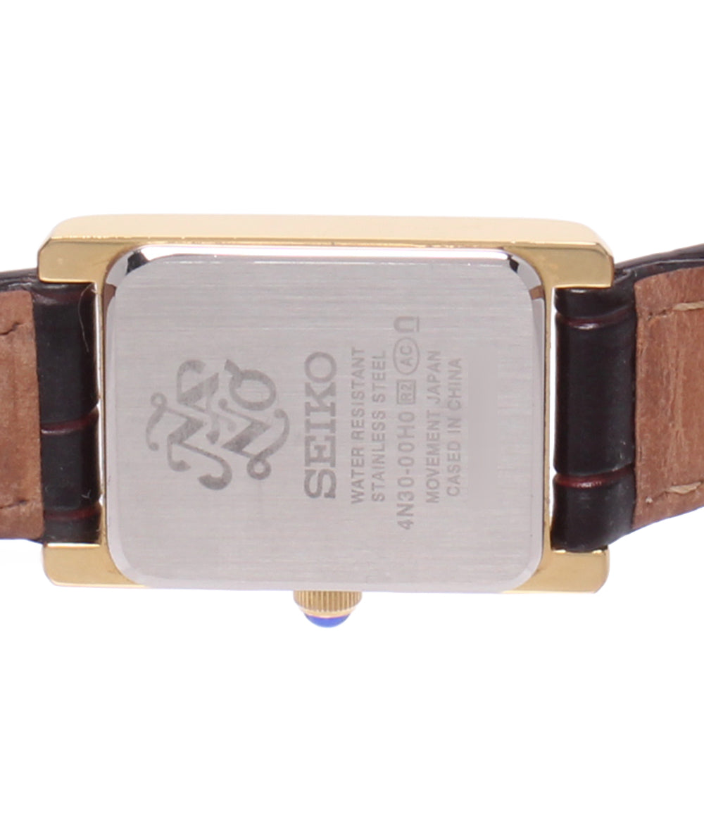 SEIKO NANO universe 腕時計 クオーツ ホワイト 4N30-00H0 レディース セイコー ナノユニバース