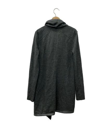 美品 ヘルムートラング レザーパイピングロングカーディガン レディース SIZE S (S) HELMUT LANG