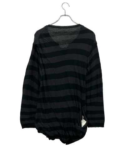 Yohji Yamamoto POUR HOMME 長袖カーディガン ボーダー HG-K85-085 メンズ SIZE 3 (L) ヨウジヤマモトプールオム