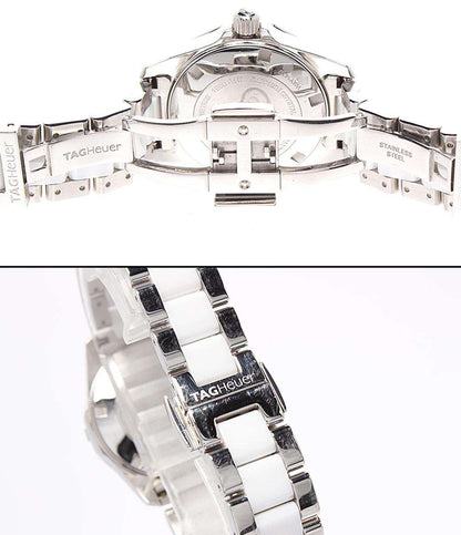 TAG HEUER 腕時計 アクアレーサー レディ スティール＆セラミック クオーツ ホワイト WAY141D.BA0919 レディース タグホイヤー