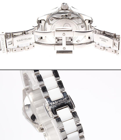 TAG HEUER 腕時計 アクアレーサー レディ スティール＆セラミック クオーツ ホワイト WAY141D.BA0919 レディース タグホイヤー