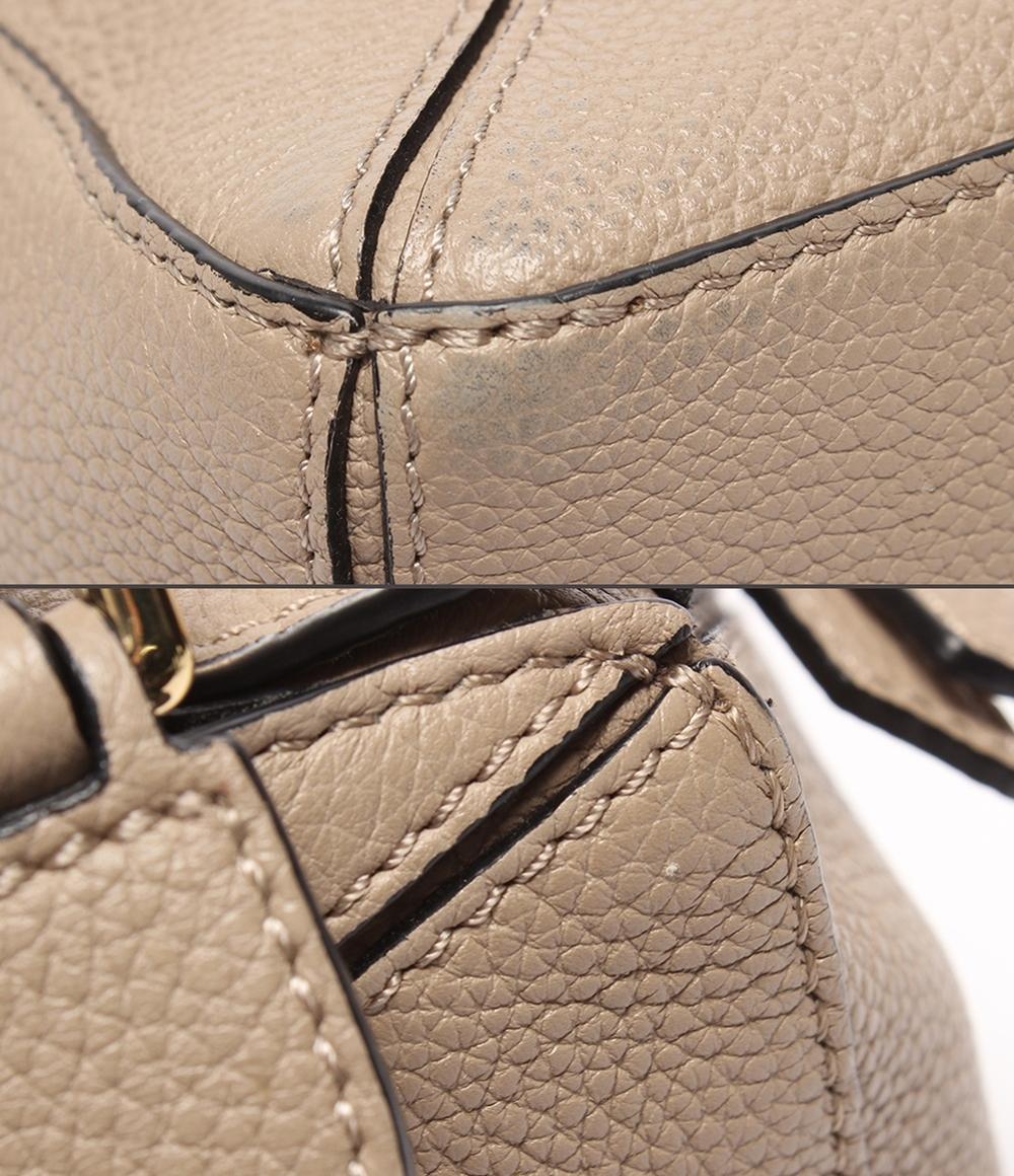 ロエベ 2way ハンドバッグ ショルダーバッグ パズルミニ グレインカーフ レディース LOEWE