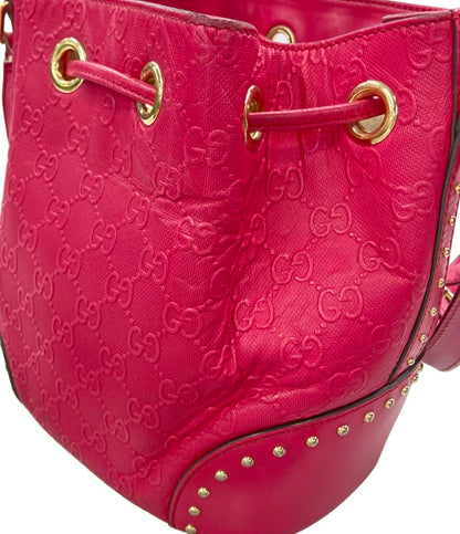 GUCCI ショルダーバッグ 斜め掛け 巾着バッグ 354229 525040 レディース グッチ