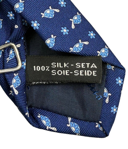 美品 Salvatore Ferragamo ネクタイ シルク100% タートル メンズ サルヴァトーレフェラガモ