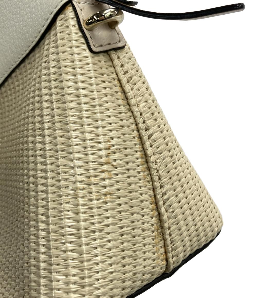 Kate Spade ハンドバッグ ショルダーバッグ 2WAY  レザー ストロー WKRU5476 レディース ケイトスペード